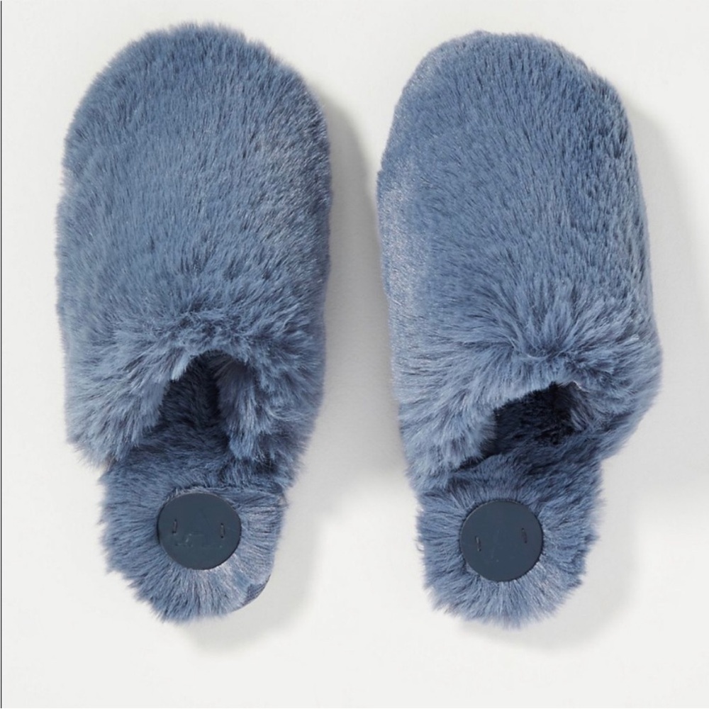 Anthropology Sadie Blue Slippers